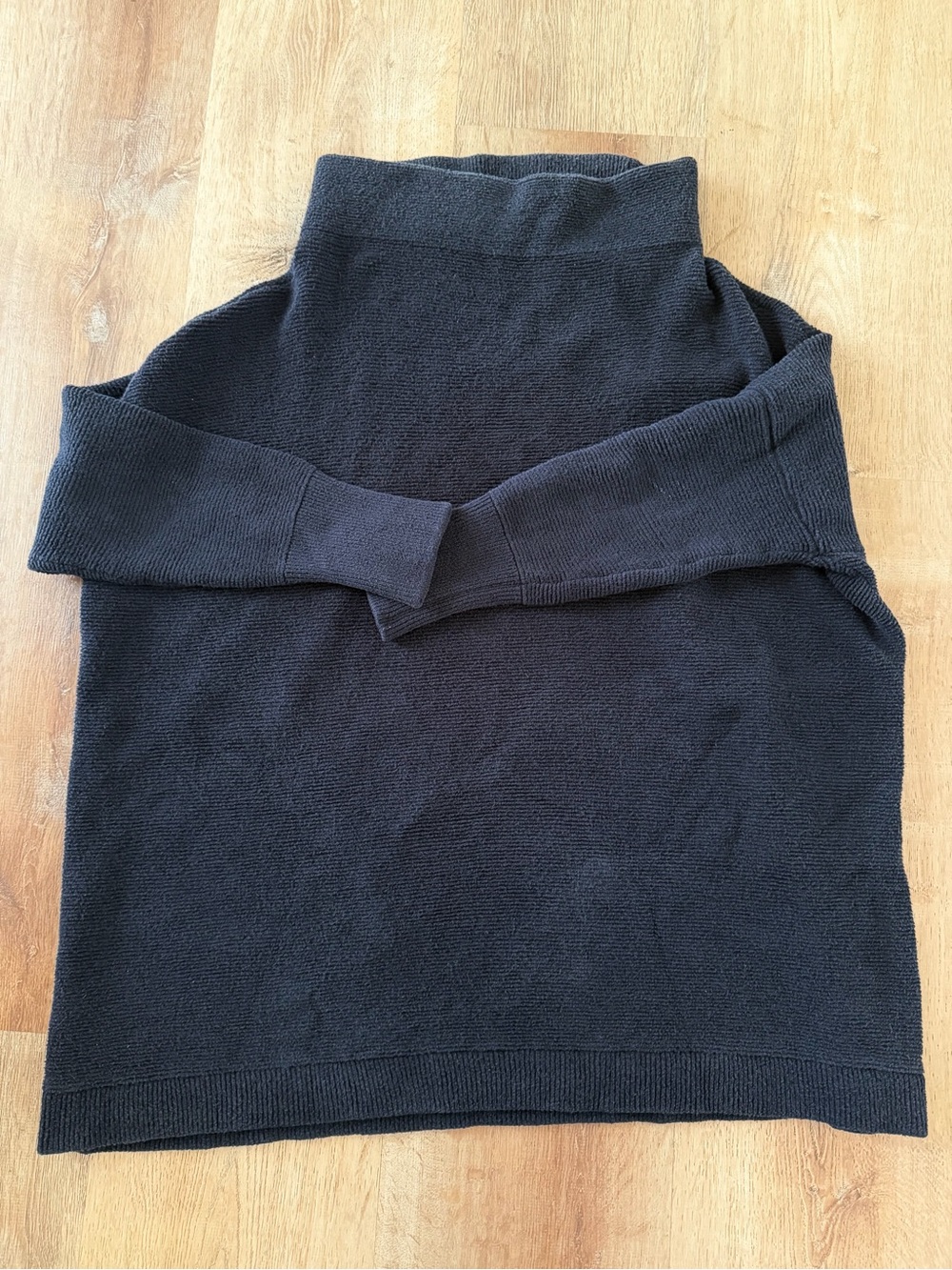 Free people mock neck oversized sweater small